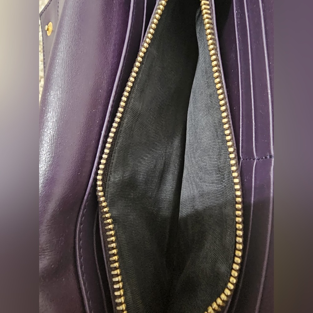 Miu miu purple long wallet - Picture 7 of 8